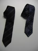 2 gestreepte dassen, Kleding | Heren, Stropdassen, Ophalen of Verzenden, Zo goed als nieuw, Bruin