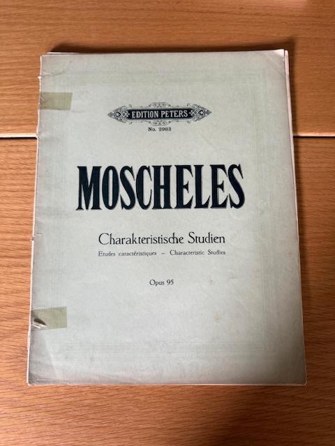 Ignaz Moscheles – Charakteristische Studien, Op. 95, Muziek en Instrumenten, Bladmuziek, Gebruikt, Artiest of Componist, Klassiek