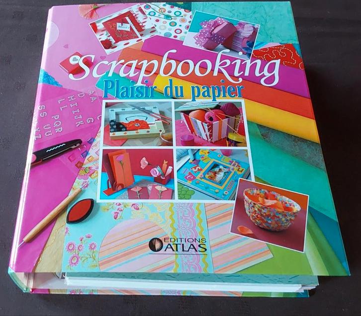 62 fiches sur"le scrapbooking et plaisir du papier éd atlas, Livres, Loisirs & Temps libre, Neuf, Scrapbooking et Bricolage, Enlèvement ou Envoi