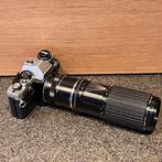 Olympus OM10 analoge camera + lenzen + set + koffer, Enlèvement, Utilisé, Reflex miroir, Olympus