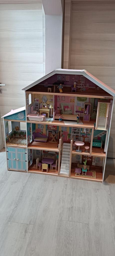 KidKraft poppenhuis, Enfants & Bébés, Jouets | Maisons de poupées, Comme neuf, Maison de poupées, Enlèvement ou Envoi