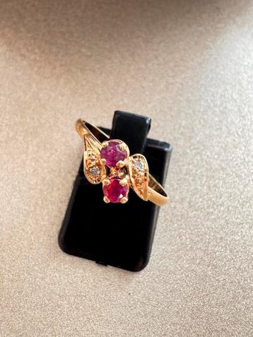 Bague en or 18k, Enlèvement, Comme neuf, Or, Or