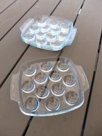 Assiettes à escargots, Ophalen, Zo goed als nieuw, Glas, Kom(men)