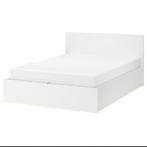 Ikea bed met opbergruimte 160x200, Huis en Inrichting, Ophalen, Wit, Tweepersoons, Zo goed als nieuw