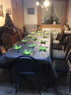 eetkamertafel met 4 stoelen, Ophalen, Gebruikt, Klassiek, Eikenhout