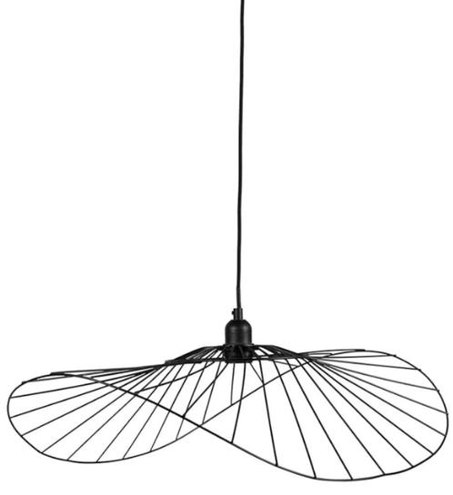 Ostaria Suspension filaire métal noir Ombrelle Noir, Huis en Inrichting, Lampen | Hanglampen, Zo goed als nieuw, Minder dan 50 cm