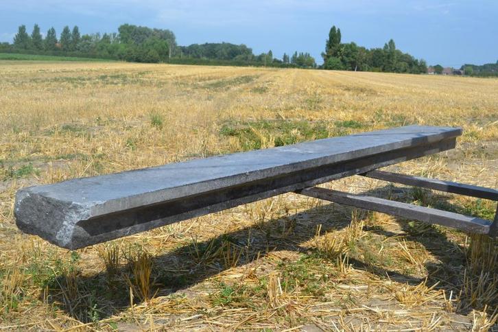 antieke grote gladde gekapte arduinen treden met neus, Tuin en Terras, Terrasdelen en Vlonders, Gebruikt, Ophalen