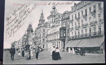 Carte postale OOSTENDE la digue ZEEDIJK, Enlèvement ou Envoi