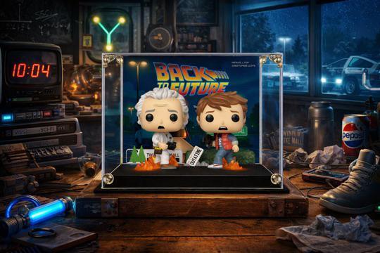 Vitrine pour Funko Pop Moments - Back to the Future, Verzamelen, Beelden en Beeldjes, Nieuw, Ophalen of Verzenden