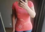 Oranje shirt Only L flamingo, Only, Verzenden, Maat 42/44 (L), Nieuw