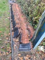 260 pottelbergse dakpannen dubbele sluiting, Doe-het-zelf en Bouw, Dakpannen en Dakbedekking, Ophalen, Gebruikt, Zwart, Dakpannen