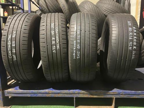 205 60 R16 92H 2XHANKOOK 2XCONTINENTAL  STUK PRIJS : 20€, Auto-onderdelen, Overige Auto-onderdelen, Alfa Romeo, BMW, Citroën, Daihatsu