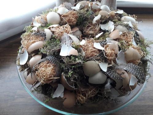 Handgemaakte paas/lentekrans in natuurlijke materialen, Diversen, Pasen, Nieuw, Ophalen