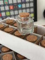 84 glazen potjes, Ophalen, Zo goed als nieuw