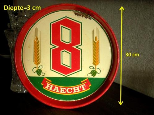 HAECHT  Plateau  30 cm, Collections, Marques de bière, Utilisé, Panneau, Plaque ou Plaquette publicitaire, Enlèvement ou Envoi