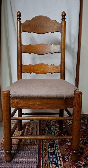 6 eiken eetkamerstoelen beschikbaar voor biedingen