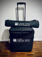 HK Lucas Nano 300 portable PA compleet, Musique & Instruments, Amplis | Clavier, Moniteur & Sono, Comme neuf, Sono, Envoi