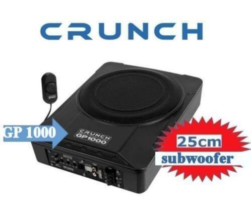 Crunch GP1000 25 CM [10Inch] actieve subwoofer, Autos : Divers, Haut-parleurs voiture, Neuf, Enlèvement ou Envoi