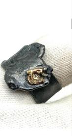 Silver gold diamond ring, Ophalen of Verzenden, Zo goed als nieuw