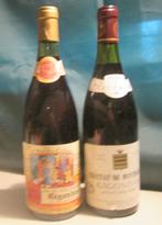 2 Oude Rode Frans Wijnen - Gigondas - 1982/85, Verzamelen, Wijnen, Frankrijk, Ophalen of Verzenden, Zo goed als nieuw, Rode wijn