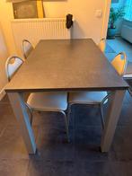 Tafel/stoelen tekoop, Huis en Inrichting, Tafels | Eettafels, Ophalen, Zo goed als nieuw