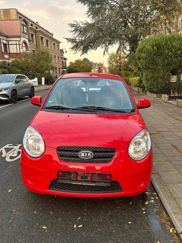 Kia Picanto uit het jaar 2009, Auto's, Kia, Particulier, Picanto, Bluetooth, Benzine, Euro 4, 5 deurs, Handgeschakeld, Rood, Zwart