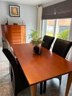 Salle à manger merisier, Huis en Inrichting, Ophalen, Zo goed als nieuw, Contemporain, 4 tot 6 stoelen