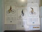 CALENDRIER DE VÉLO ANTIQUE 1951 1952 1953, Envoi