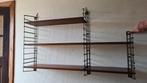 Tomado boekenrekjes, twee stuks, wand model, teak legplanken, Ophalen of Verzenden