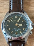 Seiko Alpinist sarb017, Handtassen en Accessoires, Horloges | Heren, Seiko, Leer, Staal, Polshorloge