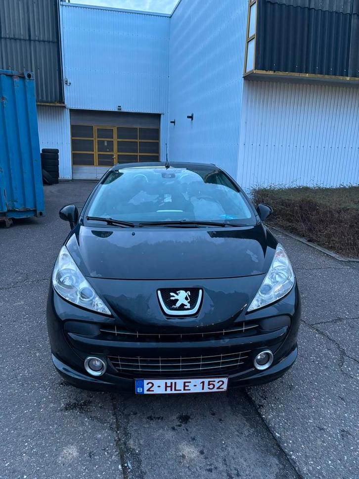 Peugot 207cc cabriolet, Auto's, Peugeot, Particulier, Benzine, Euro 5, Cabriolet, Zwart, Ophalen
