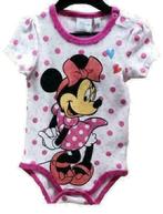 Minnie Mouse Rompertje Wit - Maat 50/56 - 74/80 - 86 -Disney, Kinderen en Baby's, Babykleding | Maat 62, Nieuw, Ophalen of Verzenden