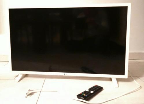 Écran LG 32' full HD blanc, Computers en Software, Monitoren, Gebruikt, 60 Hz of minder, HDMI, Ingebouwde speakers, LED, Full HD