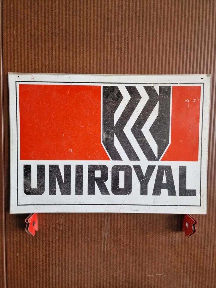 uniroyal reclame bord, Verzamelen, Merken en Reclamevoorwerpen, Gebruikt, Reclamebord, Ophalen