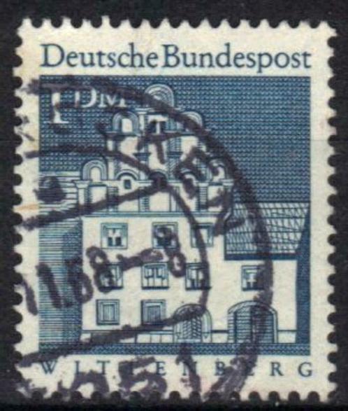 Duitsland Bundespost 1966 - Yvert 360 - Gebouwen (ST), Timbres & Monnaies, Timbres | Europe | Allemagne, Affranchi, Envoi