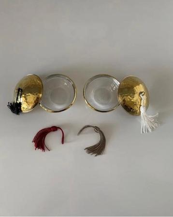Lot de deux petites boîtes décoratives neuves beschikbaar voor biedingen