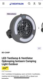 Bo-Camp ventilator/hanglamp nieuwstaat, Caravans en Kamperen, Ophalen of Verzenden, Zo goed als nieuw