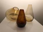 Set van 3 glazen vazen/decoratie Bolia, Glas, Zo goed als nieuw, Ophalen