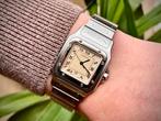 Cartier Santos Galbee Mid Size Quartz ** FULL SET 1997**, Overige merken, Staal, Met bandje, Polshorloge