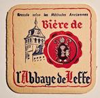 Bier van Leffe Abbey Sous Bock Bierviltje Bierdeckel, Verzamelen, Ophalen of Verzenden, Viltje(s), Leffe