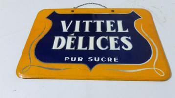 Glacoide reclamebord van Vittel-Délices pure sucre,jaren 60 