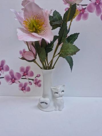 🤍 Vintage kattenfiguur Vaasje  beschikbaar voor biedingen