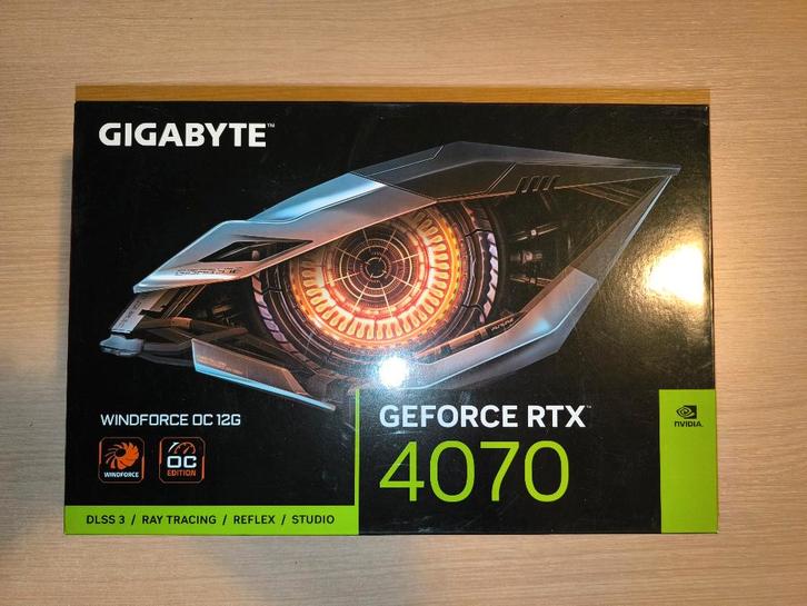 GeForce RTX 4070 WINDFORCE OC 12G, Informatique & Logiciels, Cartes vidéo, Comme neuf, Nvidia, PCI-Express 4.0, GDDR6, HDMI, DisplayPort