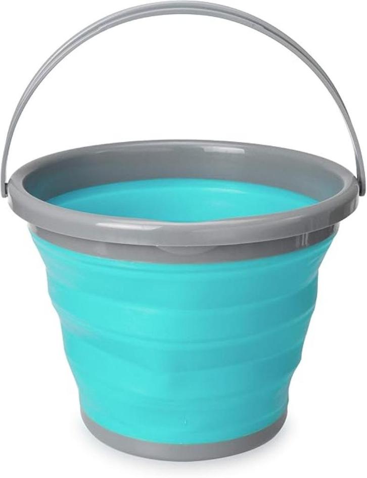 Opvouwbare emmer | 10 L | draagbare emmer | Nieuw, Huis en Inrichting, Emmers, Nieuw, Kunststof, Met handgreep, Verzenden