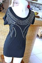 leuk zwart wit bijzonder vintage T-shirt, Vintage Dressing, Wit, Maat 42/44 (L), Ophalen of Verzenden