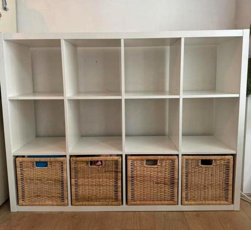 12 vaks kallaxkasten wit 2x en zwart-bruin 1x, Huis en Inrichting, Kasten | Boekenkasten, Zo goed als nieuw, Ophalen