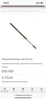 Shimano powerloop vaste stok carp nieuw, Ophalen of Verzenden