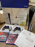Playstation 5 (PS5) slim disque - 2 manettes- Facture, Consoles de jeu & Jeux vidéo, Comme neuf, Playstation 5, Enlèvement ou Envoi
