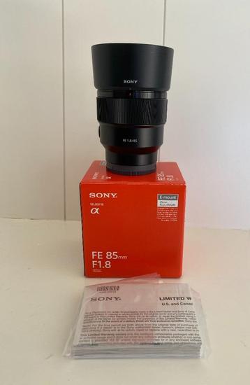 Sony 85mm F1.8 beschikbaar voor biedingen