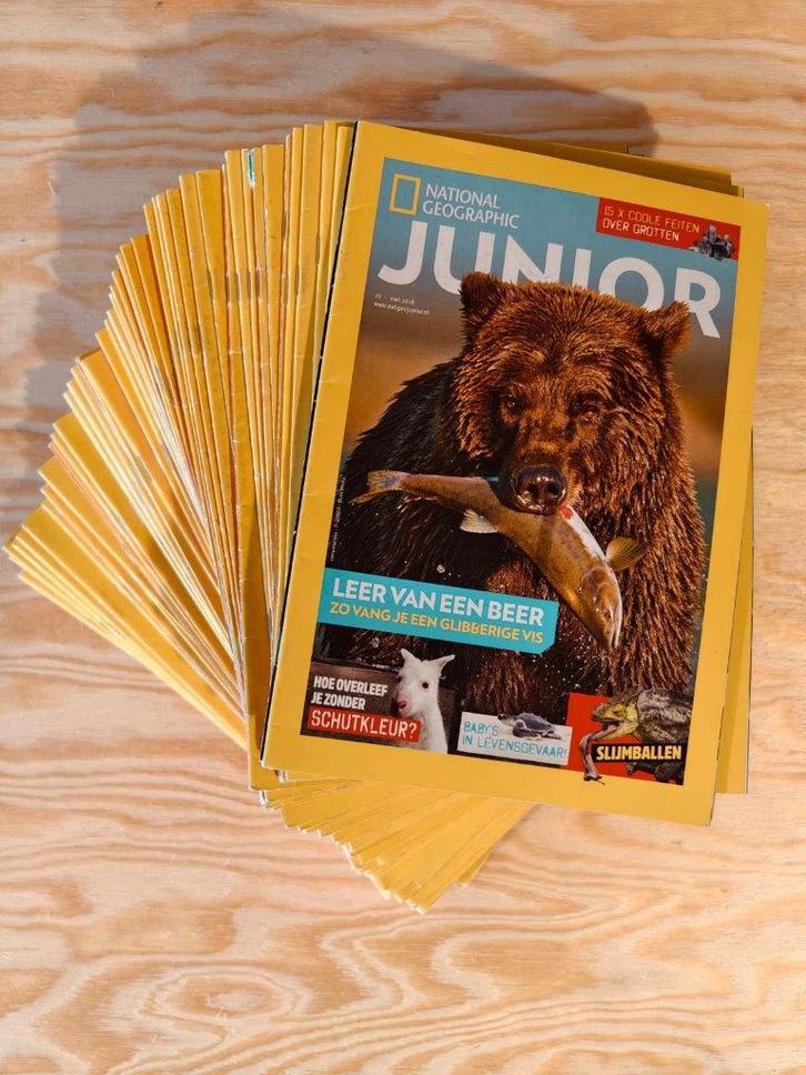 National Geographic Junior  -  50 magazines, Boeken, Tijdschriften en Kranten, Gelezen, Wetenschap en Natuur, Ophalen